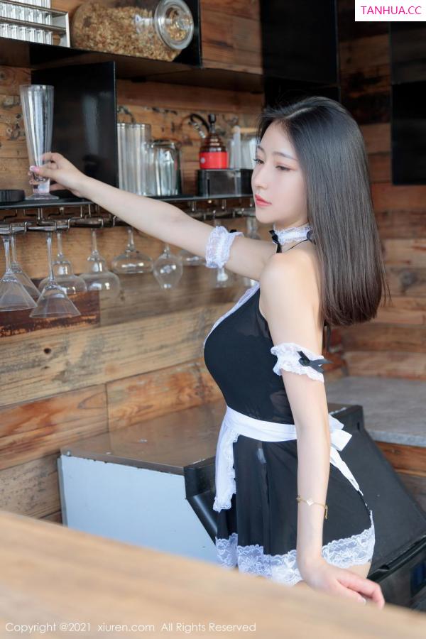 熊小诺 哎小诺 新晋女神熊小诺 居家蕾丝女仆第3张图片